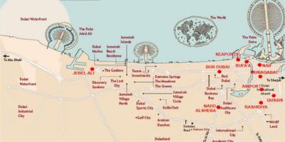 Peta dari Jebel Ali