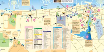 Peta dari Dubai city centre