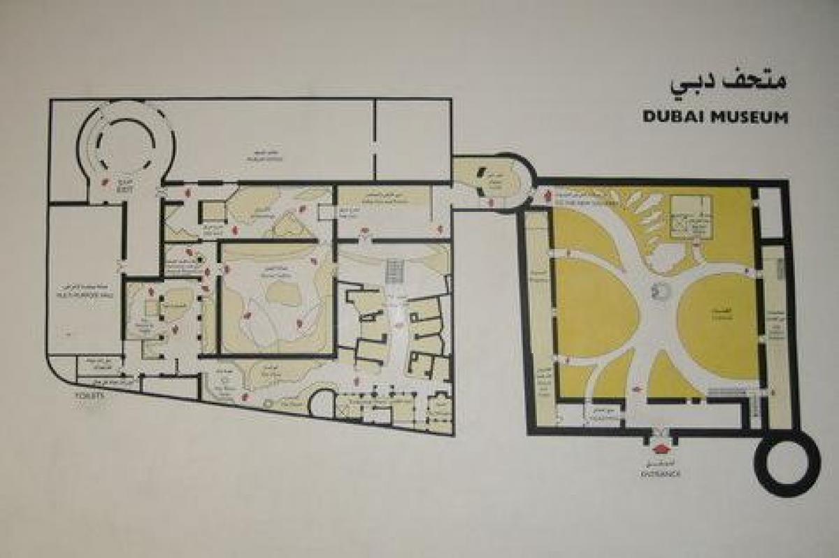 Dubai museum peta lokasi