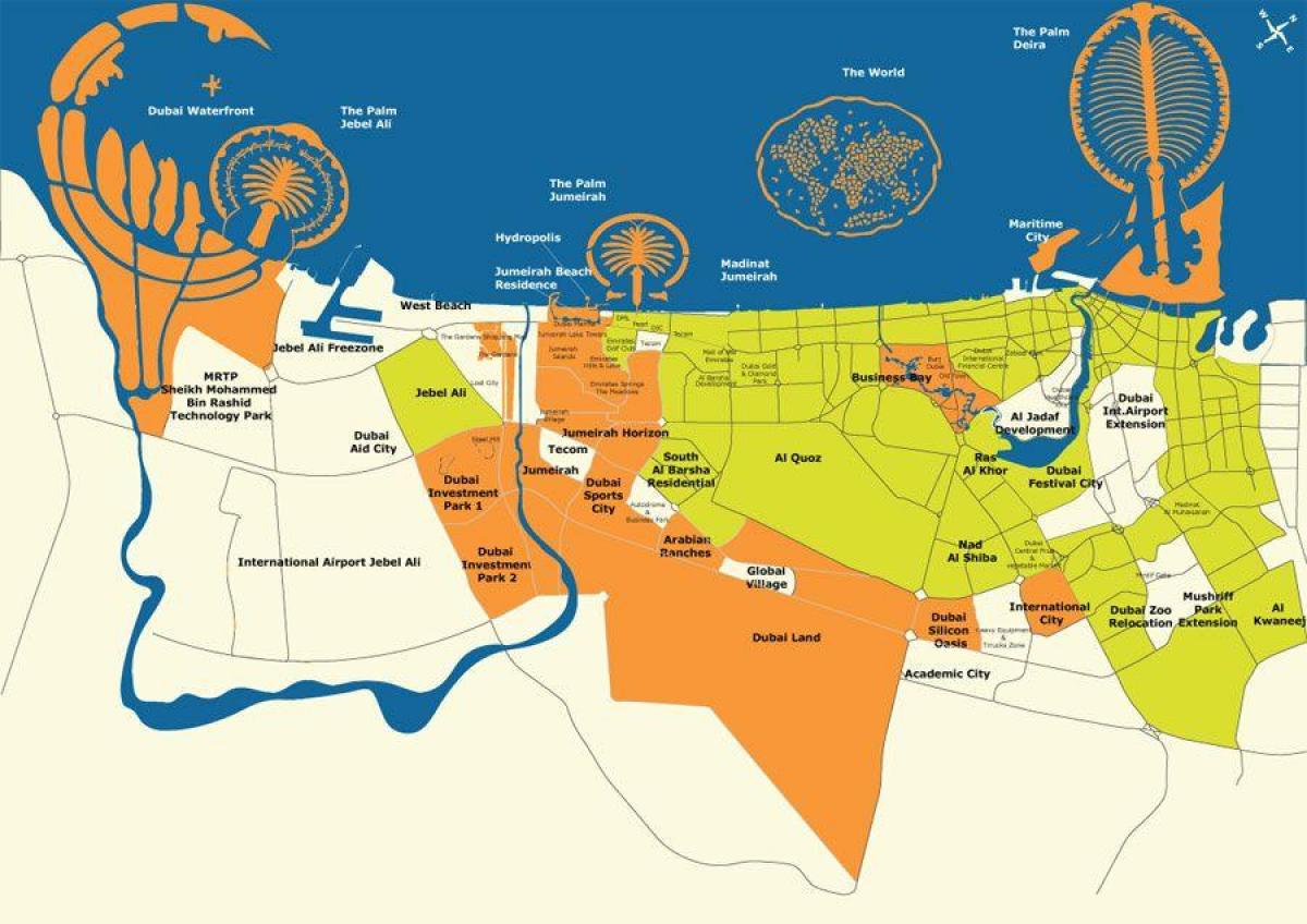 Dubai peta pulau