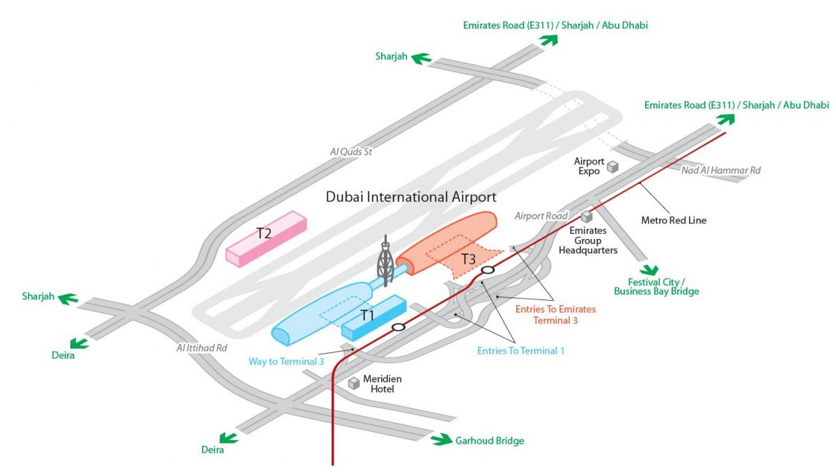 dxb bandara peta