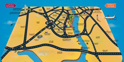 Peta dari anak-Anak kota Dubai