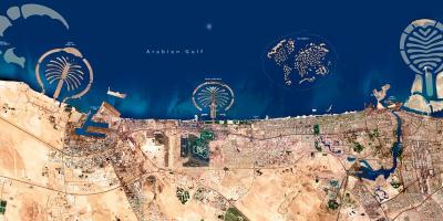 Satelit peta Dubai