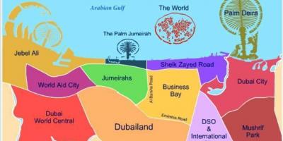 Peta dari Dubailand
